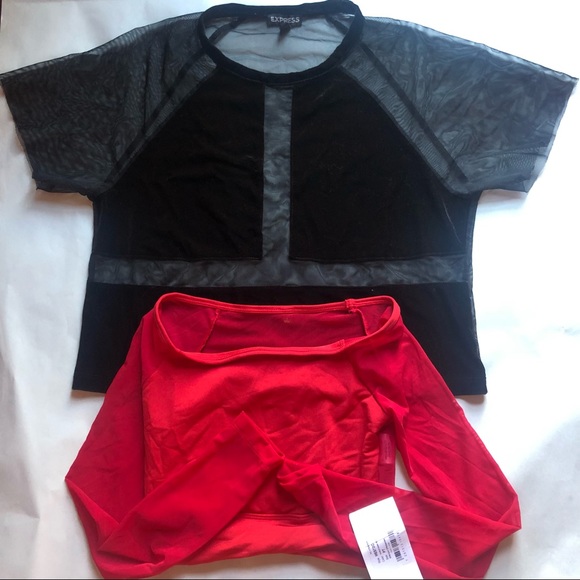 ❤️NWT Mesh Tops Bundle Size XS/S - Picture 2 of 6